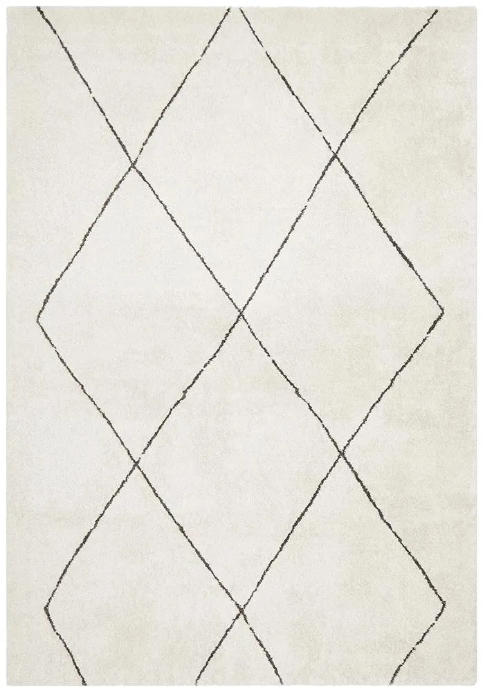 Adina Haleh Diamond Ivory Rug