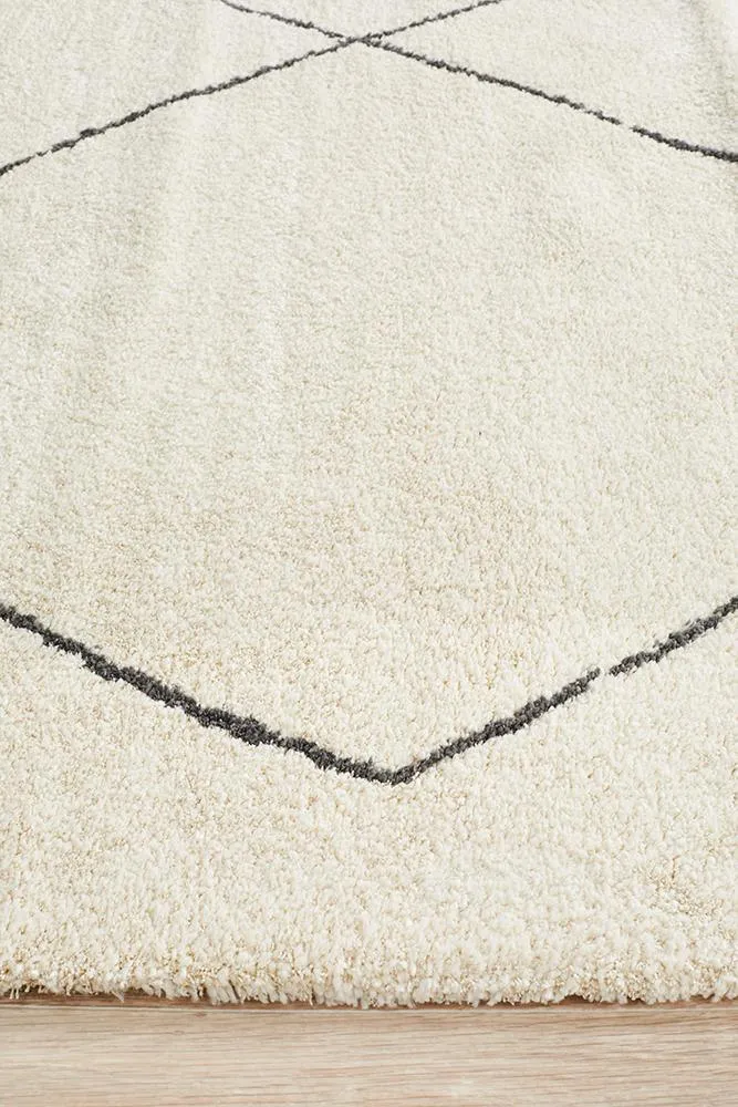 Adina Haleh Diamond Ivory Rug