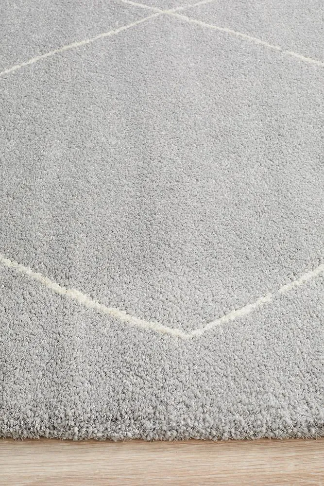 Adina Haleh Diamond Silver Rug