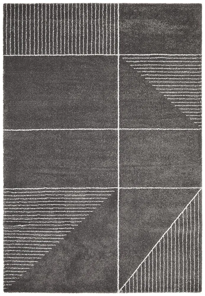 Adina Ivy Modern Charcoal Rug