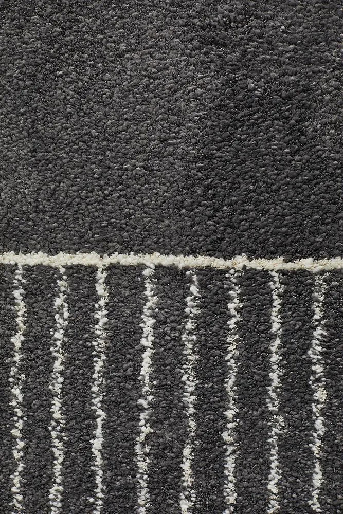 Adina Ivy Modern Charcoal Rug