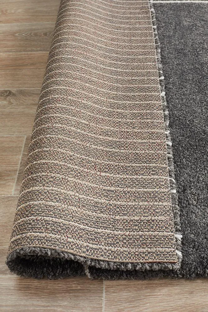 Adina Ivy Modern Charcoal Rug