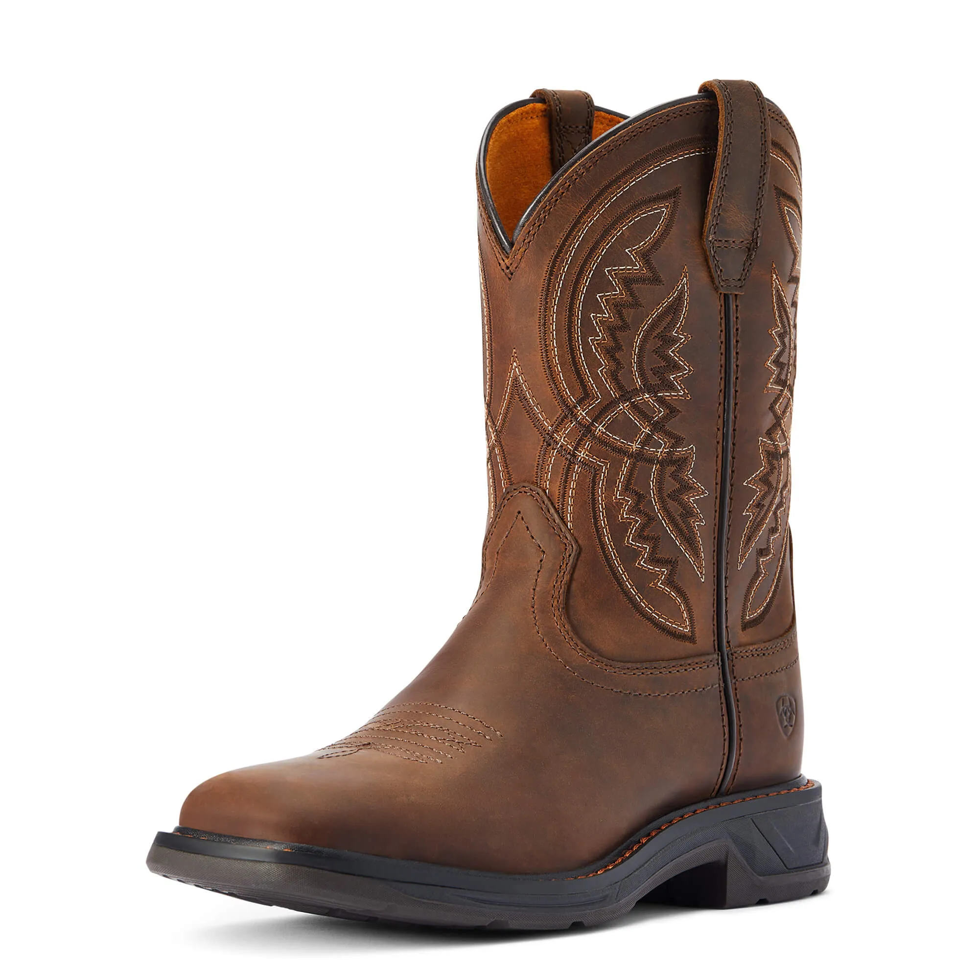 Ariat Kid's 8" WorkHog XT Coil Square Toe Boots - Dirt Roads 10042412