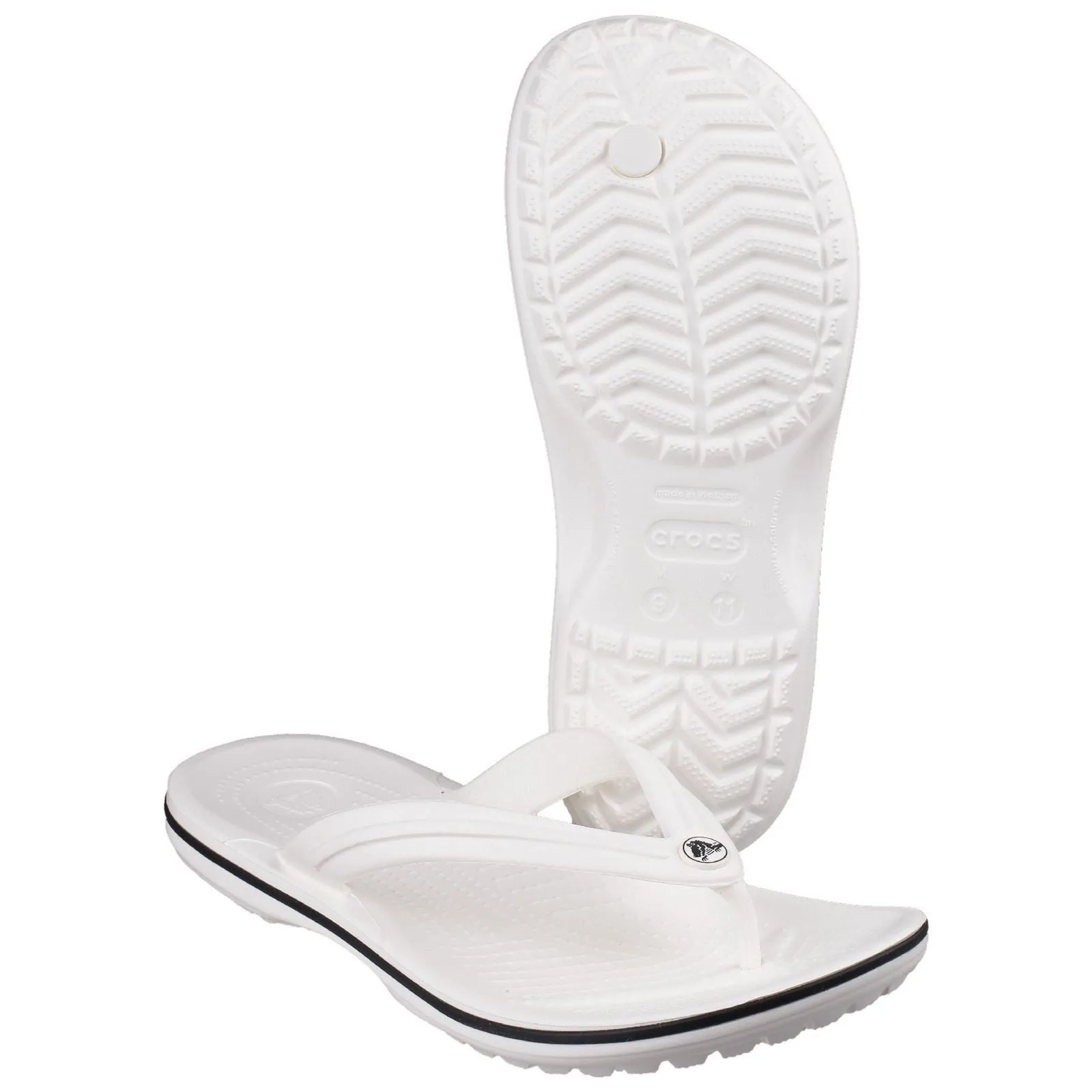 Crocs Unisex's Adult Crocband Flip Sandals in 3 Colours, Sizes 3 to 13