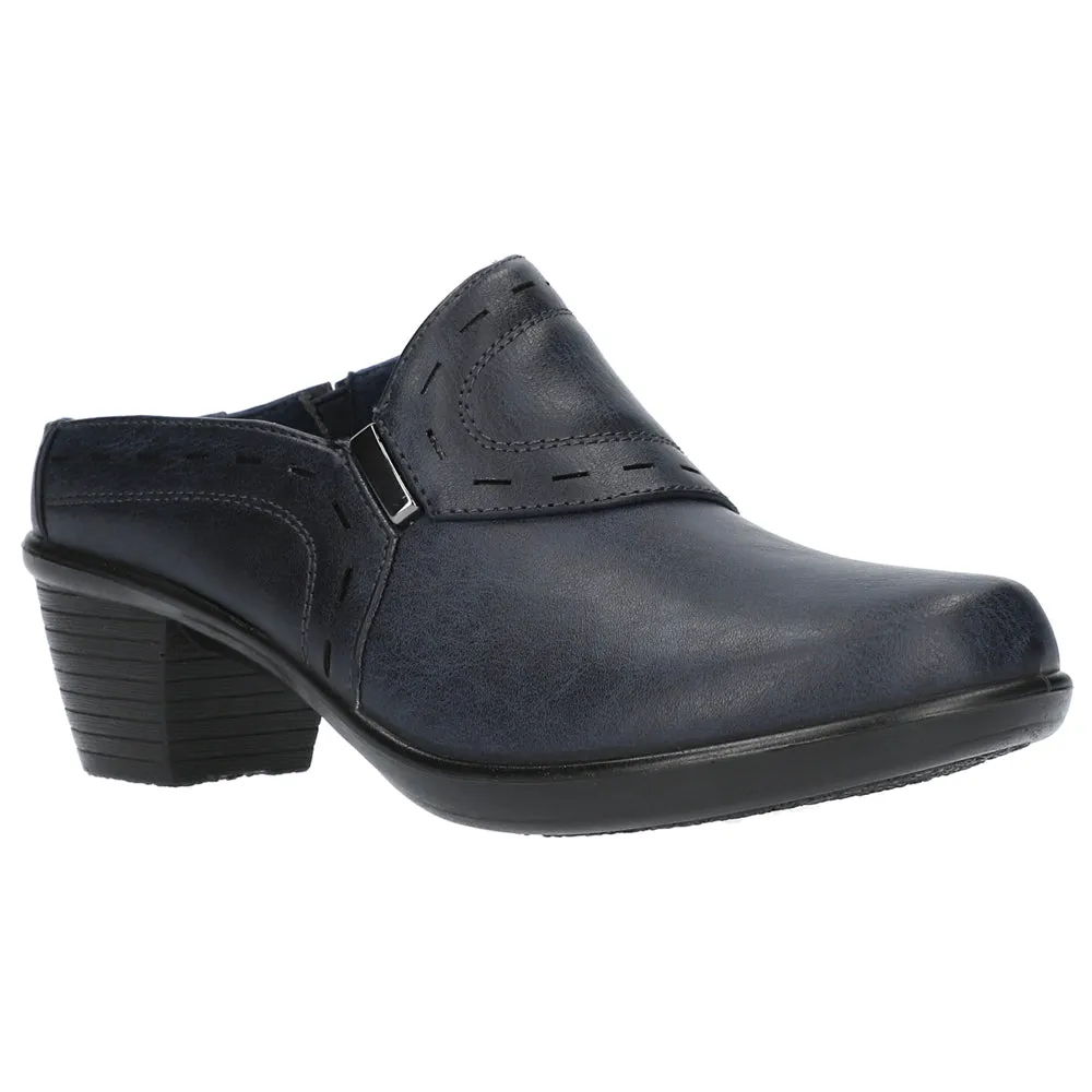 Cynthia Mule Slip On Block Heel