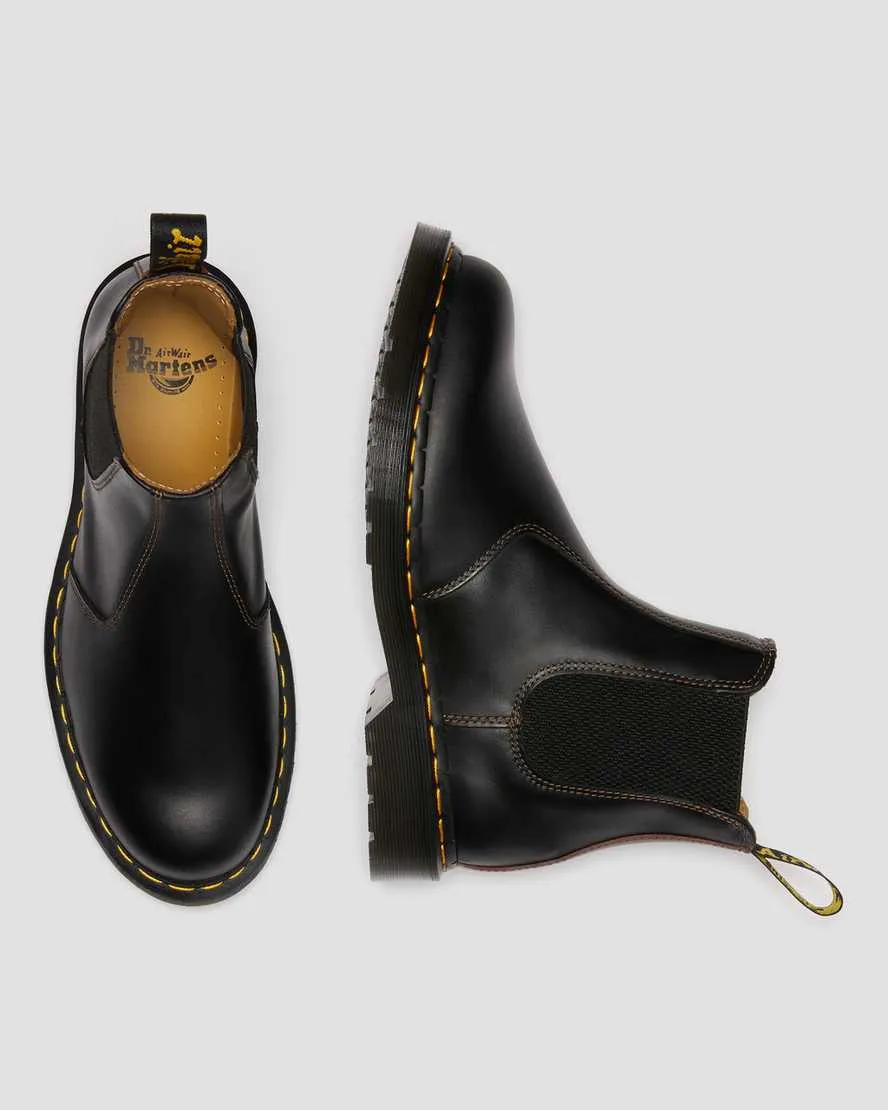 DR MARTENS 2976 ABRUZZO LEATHER CHELSEA BOOTS - BLACK BROWN ABRUZZO WP