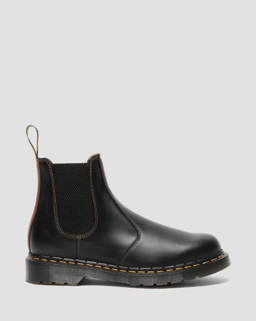DR MARTENS 2976 ABRUZZO LEATHER CHELSEA BOOTS - BLACK BROWN ABRUZZO WP