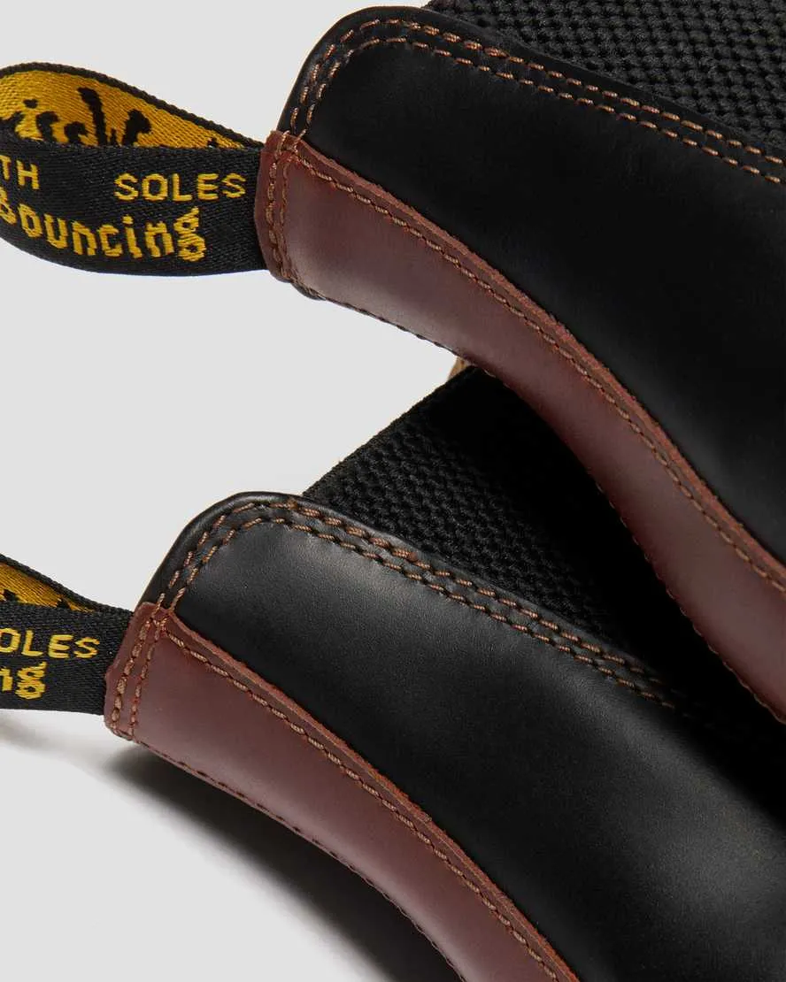 DR MARTENS 2976 ABRUZZO LEATHER CHELSEA BOOTS - BLACK BROWN ABRUZZO WP