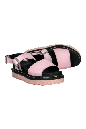 Dr. Martens - Light Pink Leather Platform Sandals Sz 6