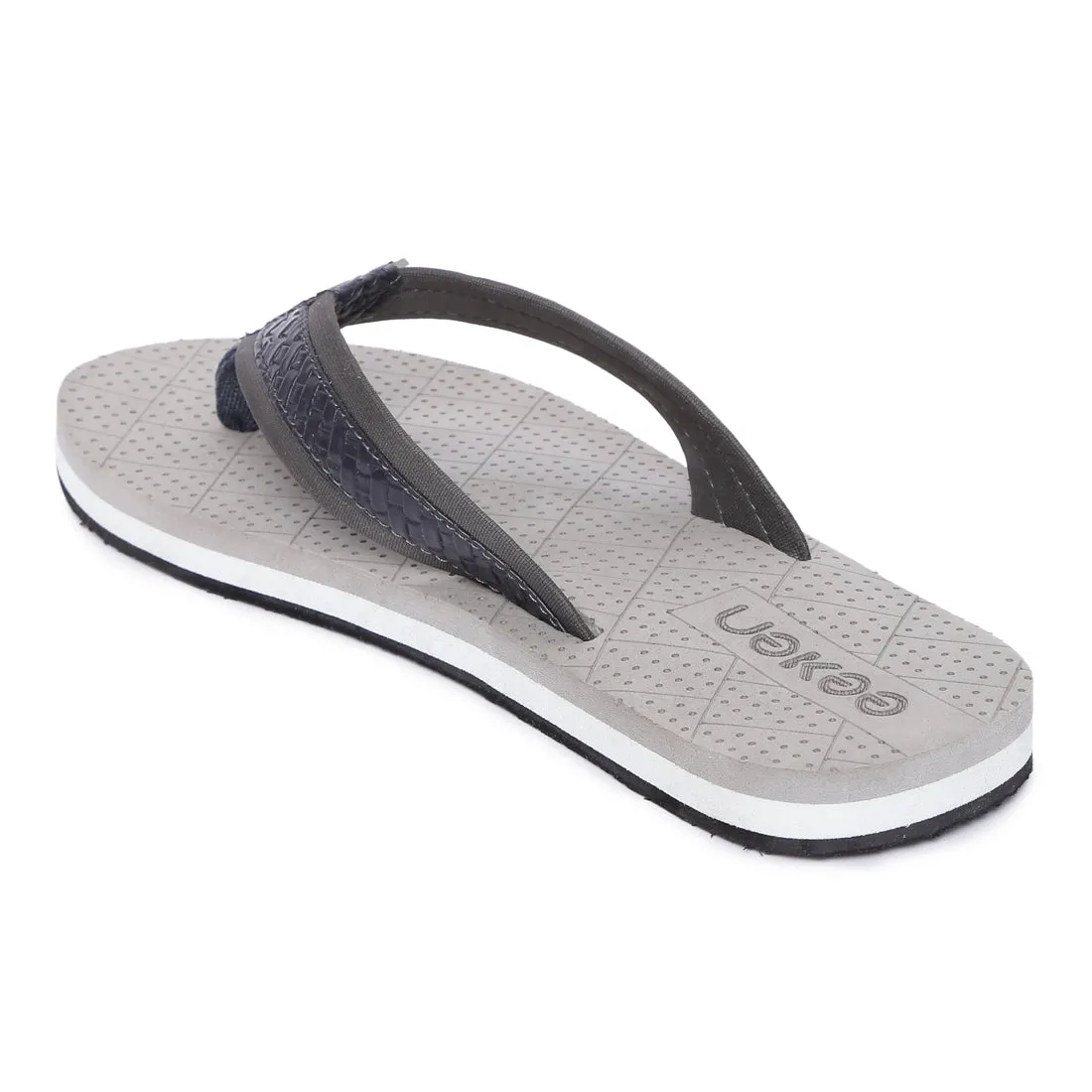 Eeken EFBGO2408 Grey Lightweight Washable Dailywear Durable Flip Flops For Men
