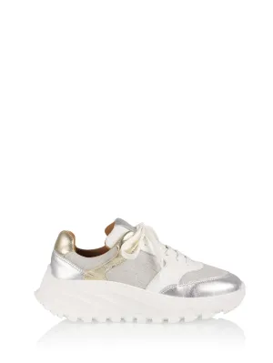FAIRLIE denim - Sneakers | Grey / Silver