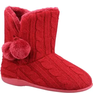 Fleet & Foster Apple Knitted Bootie Slipper