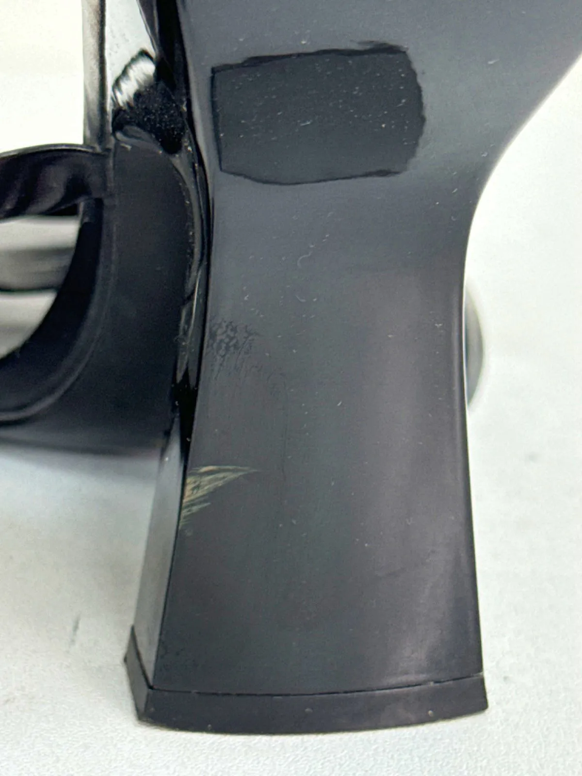 H&M Black Strappy Heeled Sandals EU 42 UK 9