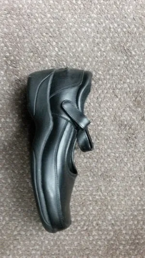 Kailey -- Women's Velcro Slip-On Shoe -- Black