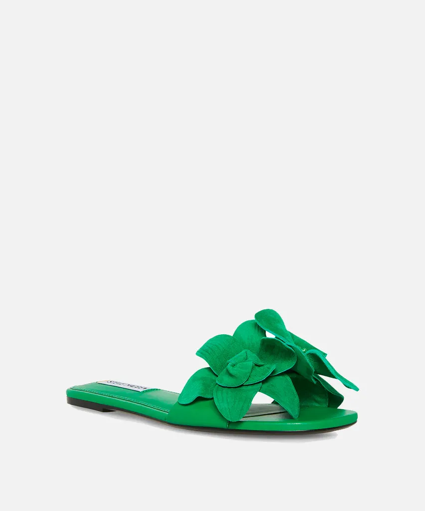 Melena Suede Sandal - Green