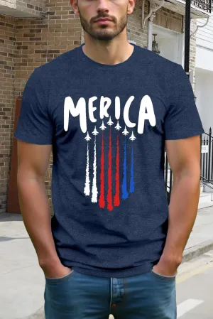 Mens American Flag Shirt USA Air Force Tshirts Patriotic 4th of July T-Shirt Memorial Day Tee Tops
