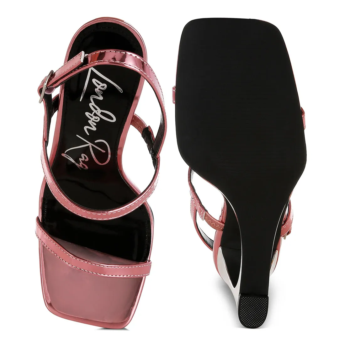 Metallic Fantasy Wedge Heel Sandals