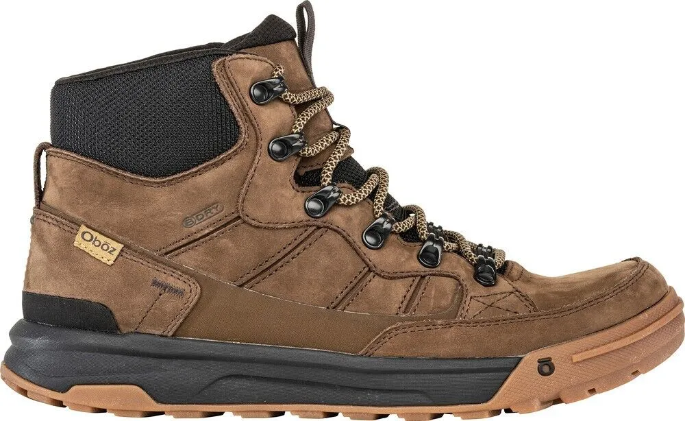 Oboz Men's Burke Mid Leather Waterproof Hiking Boots