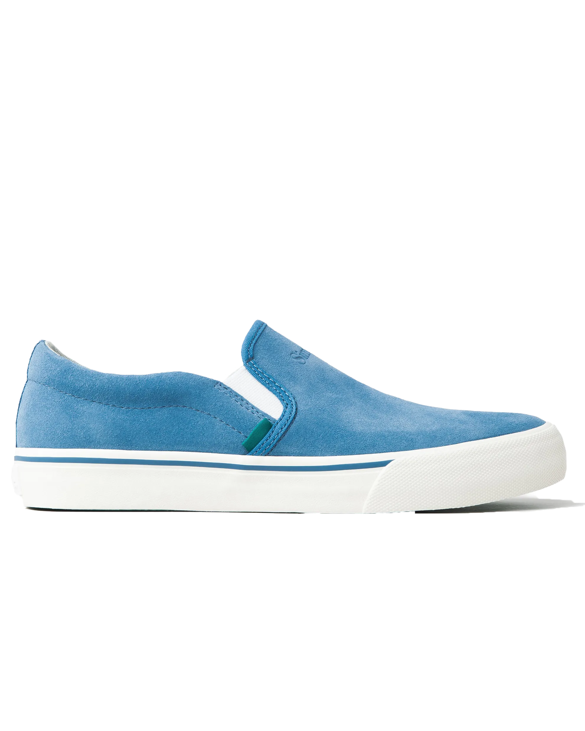 S1 Suede Slip On Shoes in Washed Navy