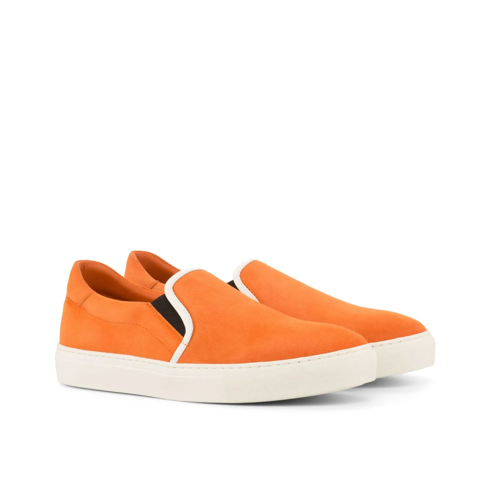 Slip On-Kid Suede, Orange-Wholesale