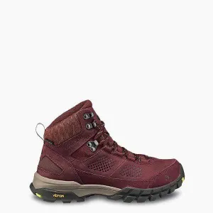 Vasque Women's Talus Mid Hiking Boots- Rum Raisin/ Green Glow
