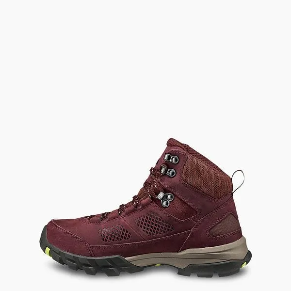 Vasque Women's Talus Mid Hiking Boots- Rum Raisin/ Green Glow